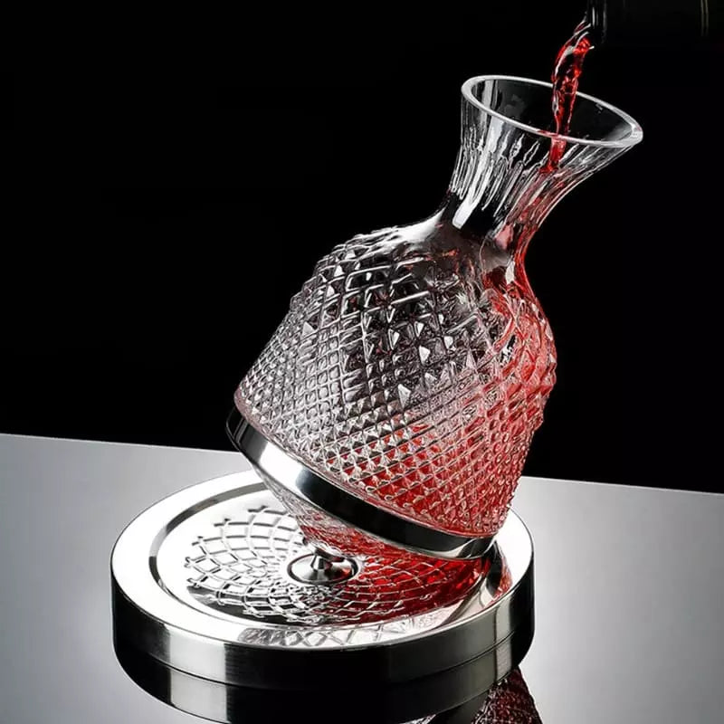 Decanter de Vinho Recipiente de Vidro Cristal Decantador Casa & Coza