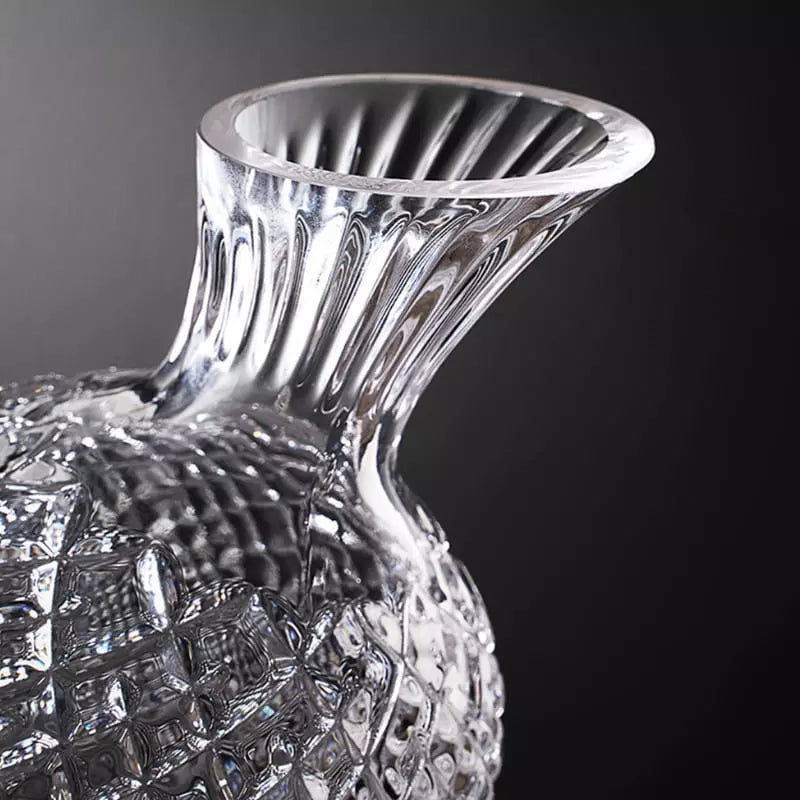 Decanter de Vinho Recipiente de Vidro Cristal Decantador Casa & Coza