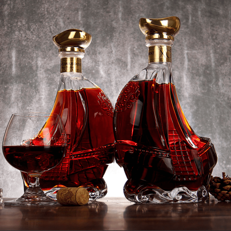 Decanter de Vinho Whisky Vidro Caravela Bar em Casa