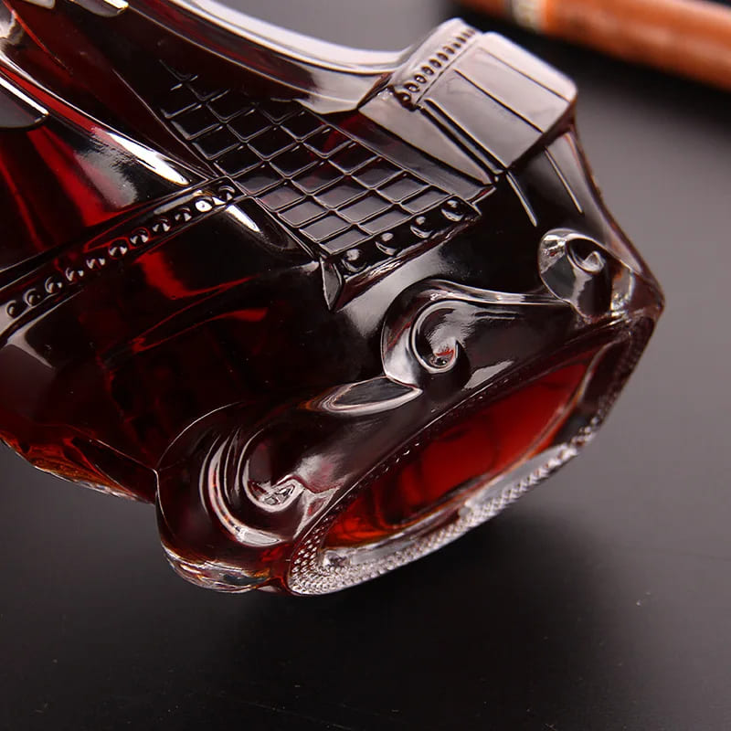 Decanter de Vinho Whisky Vidro Caravela Bar em Casa