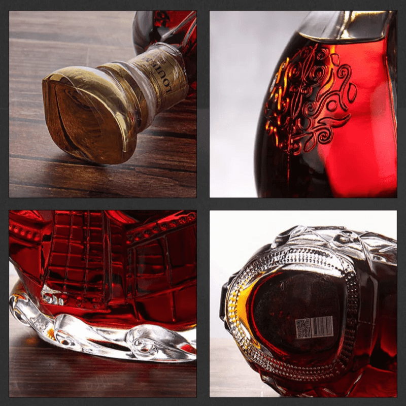 Decanter de Vinho Whisky Vidro Caravela Bar em Casa