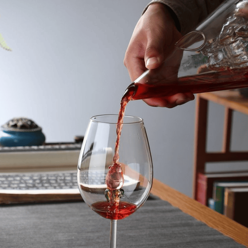 Decanter de Vinho Whisky Vidro Pirâmide Bar em Casa Casa & Coza