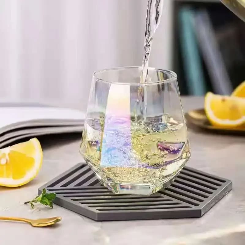 Decanter de Vinho e Whisky Vidro Diamante Home Bar Casa & Coza