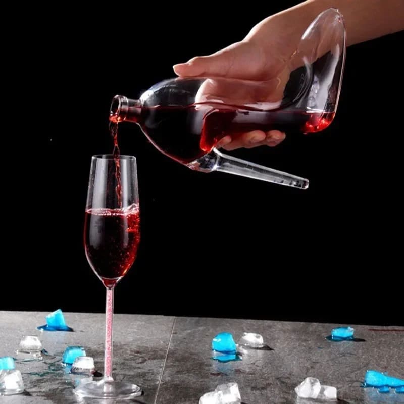 Decanter de Vinho e Whisky Vidro Sapato Bar em Casa