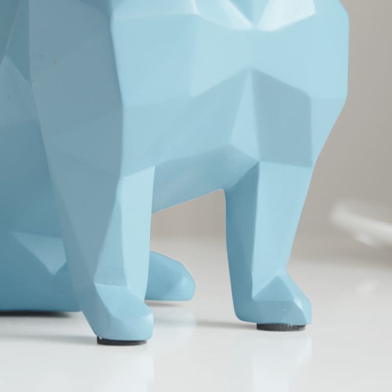 Decoração de Mesa Cofre de Resina Buldogue Francês Casa & Coza