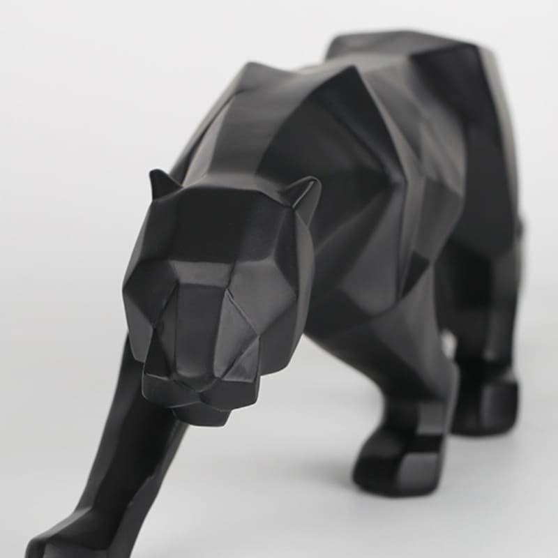 Decoração de Mesa de Resina Estátua Leopardo Casa & Coza