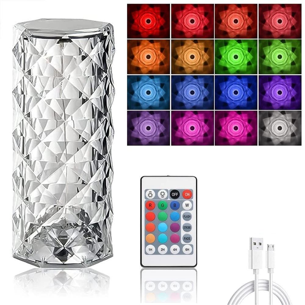Luminária de Mesa Led Sem Fio 3-16 Cores Premium Casa & Coza Rose™