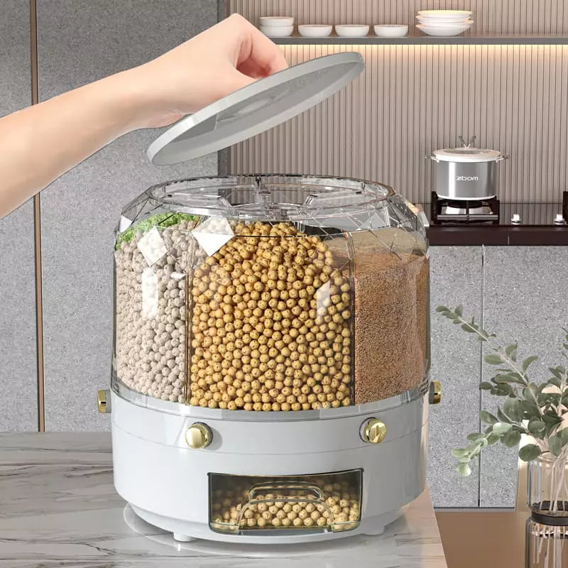 Dispensador Porta Alimentos e Cereais Giratório Casa & Coza