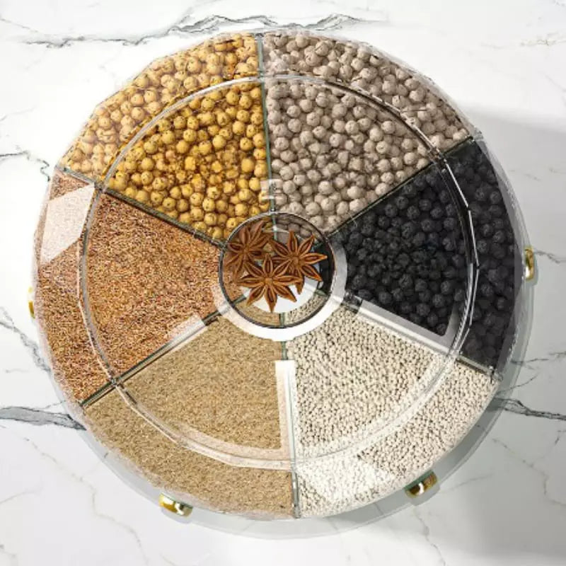 Dispensador Porta Alimentos e Cereais Giratório Casa & Coza