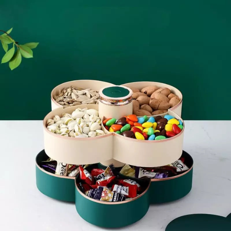 Dispenser Organizador de Alimentos Doces Frutas Giratório Casa & Coza