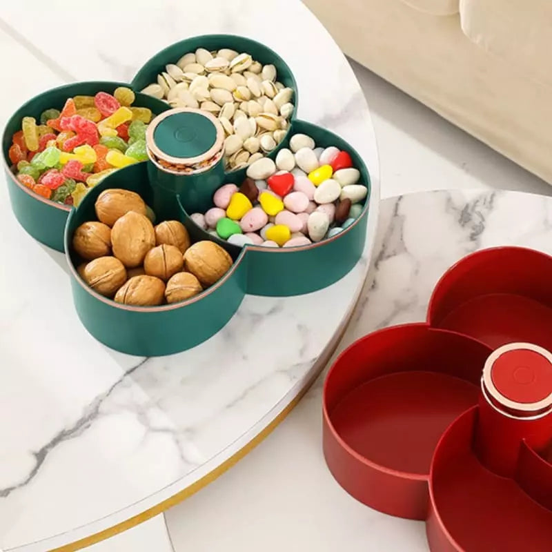 Dispenser Organizador de Alimentos Doces Frutas Giratório Casa & Coza