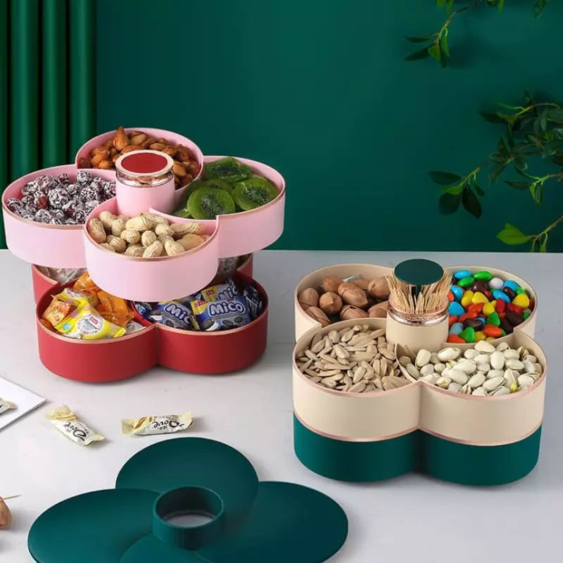 Dispenser Organizador de Alimentos Doces Frutas Giratório Casa & Coza