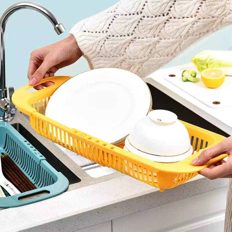 Escorredor de Alimentos Cesto de Drenagem Expansível Casa & Coza