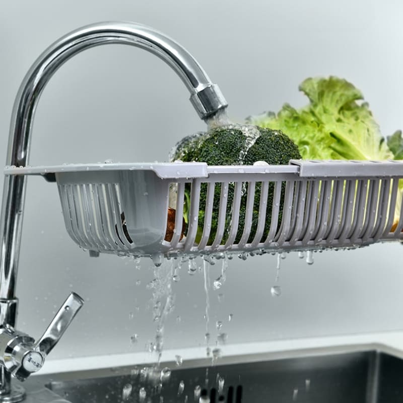 Escorredor de Alimentos Cesto de Drenagem Expansível Casa & Coza