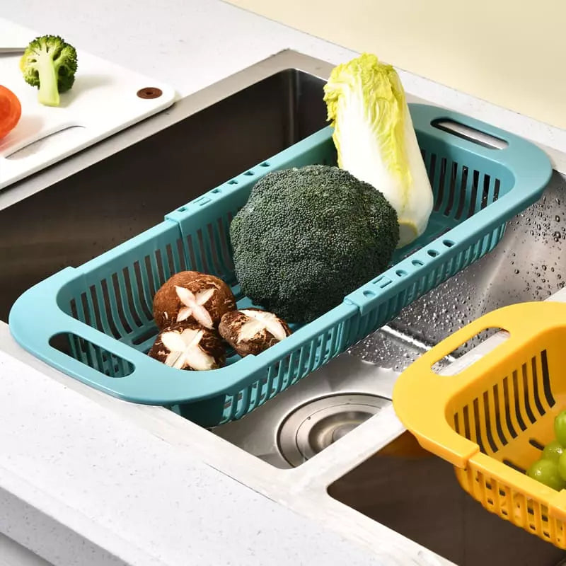Escorredor de Alimentos Cesto de Drenagem Expansível Casa & Coza