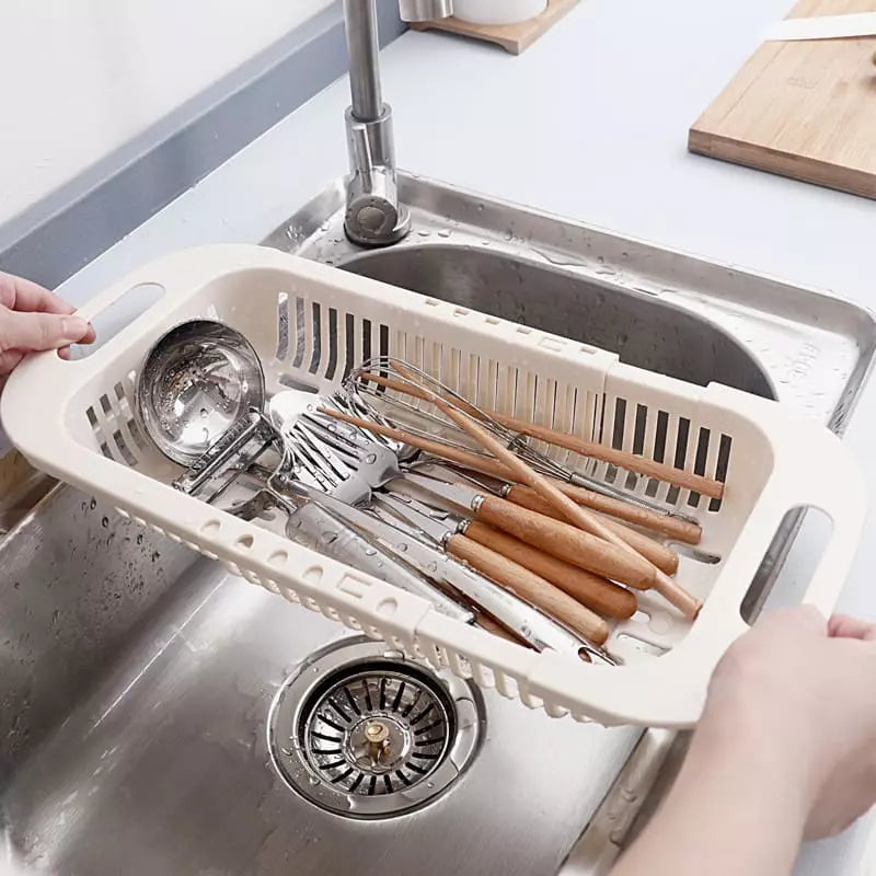 Escorredor de Alimentos Cesto de Drenagem Expansível Casa & Coza