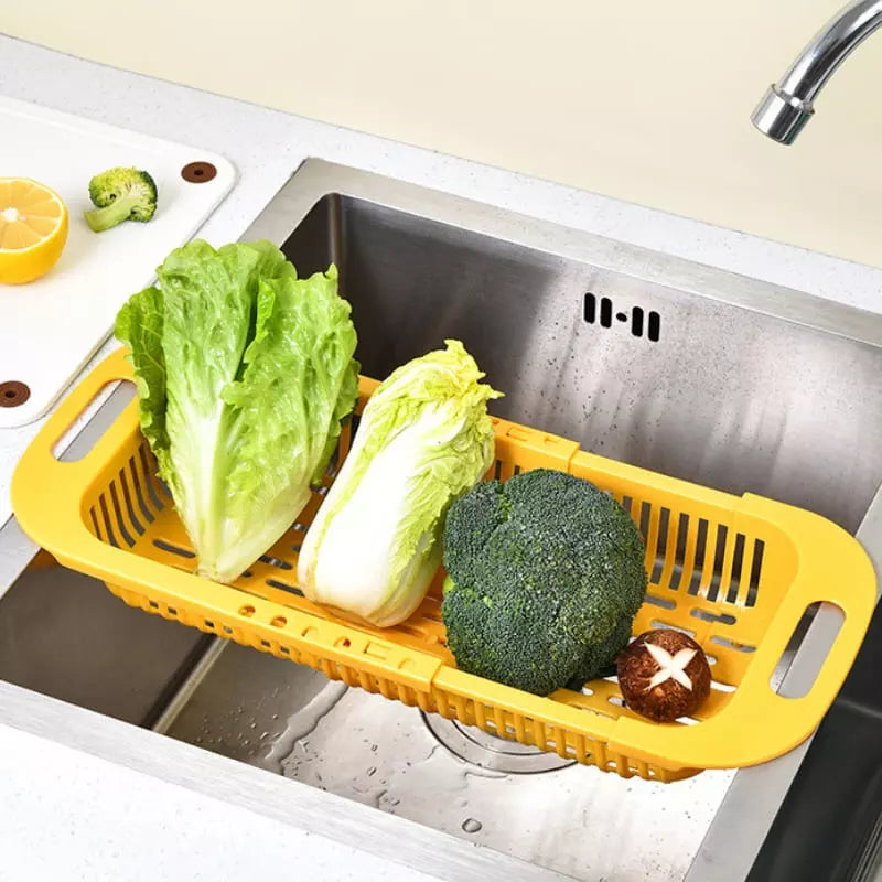 Escorredor de Alimentos Cesto de Drenagem Expansível Casa & Coza