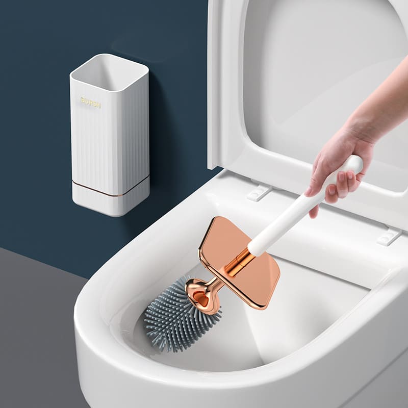 Escova Sanitária Silicone com Suporte Casa & Coza