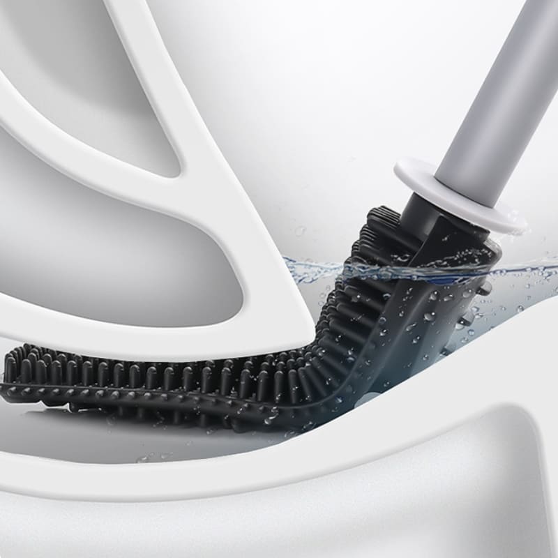Escova Sanitária para Banheiro Silicone com Suporte Casa & Coza