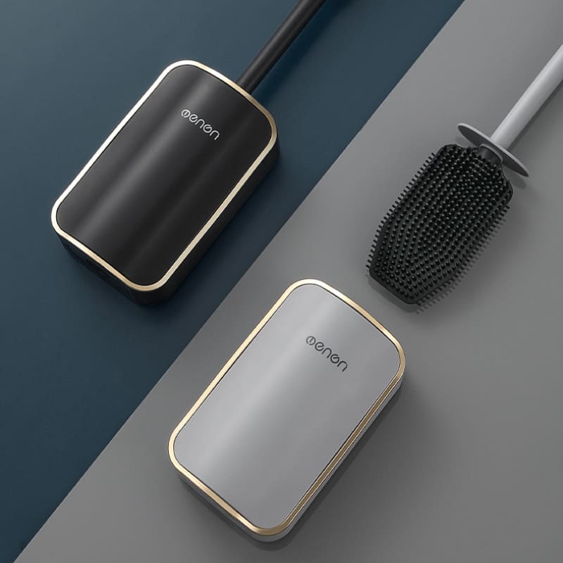 Escova Sanitária para Banheiro Silicone com Suporte Casa & Coza