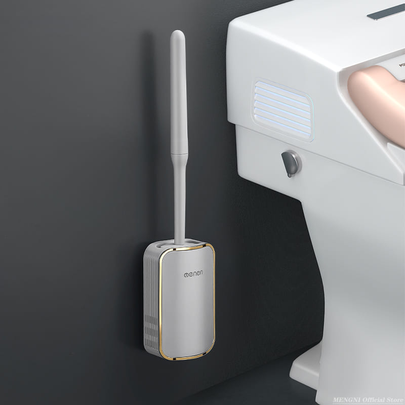 Escova Sanitária para Banheiro Silicone com Suporte Casa & Coza