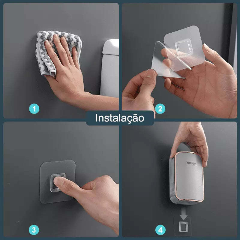 Escova Sanitária para Banheiro Silicone com Suporte Casa & Coza