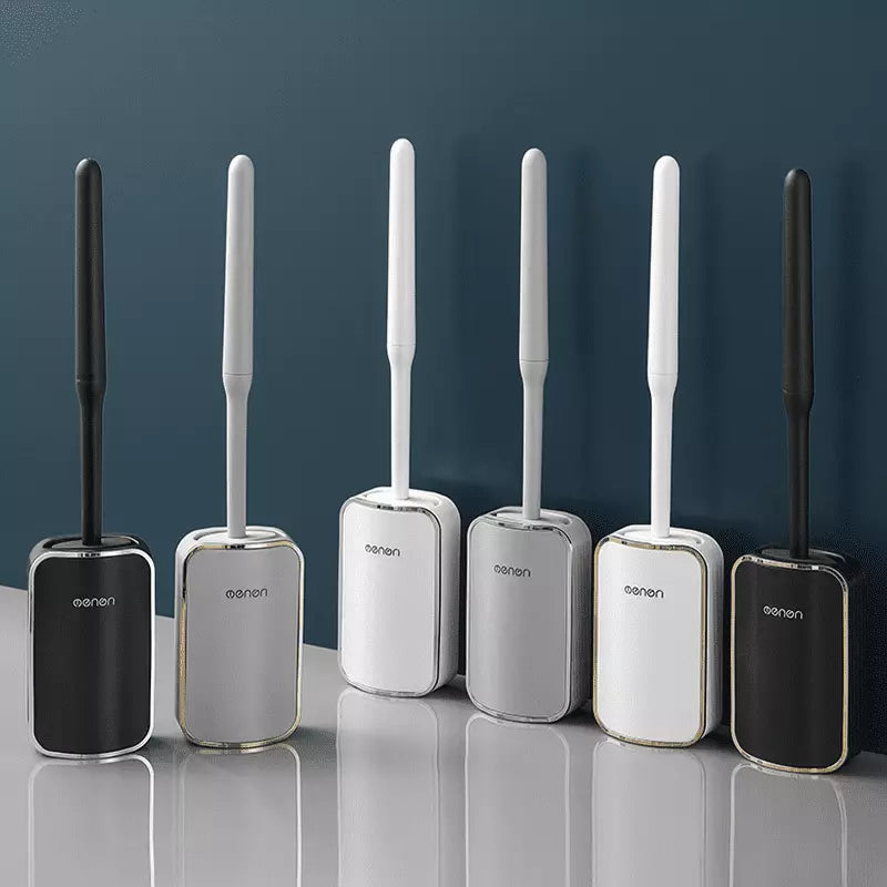 Escova Sanitária para Banheiro Silicone com Suporte Casa & Coza