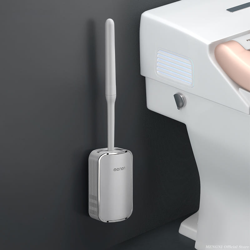 Escova Sanitária para Banheiro Silicone com Suporte Casa & Coza