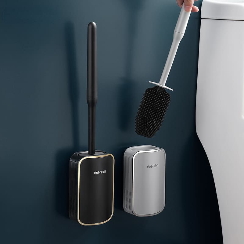 Escova Sanitária para Banheiro Silicone com Suporte Casa & Coza