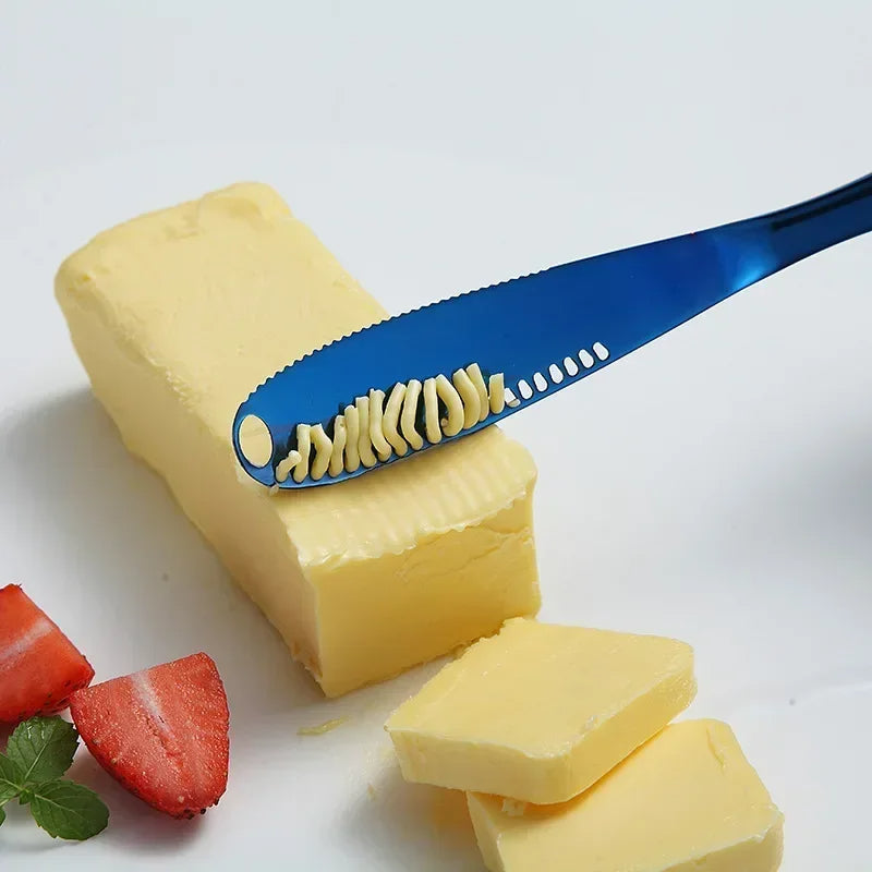 Espátula de Inox para Manteiga Faca Serrilhada Casa & Coza