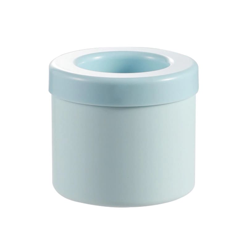 Forma de Gelo de Silicone Redonda com Tampa Casa & Coza