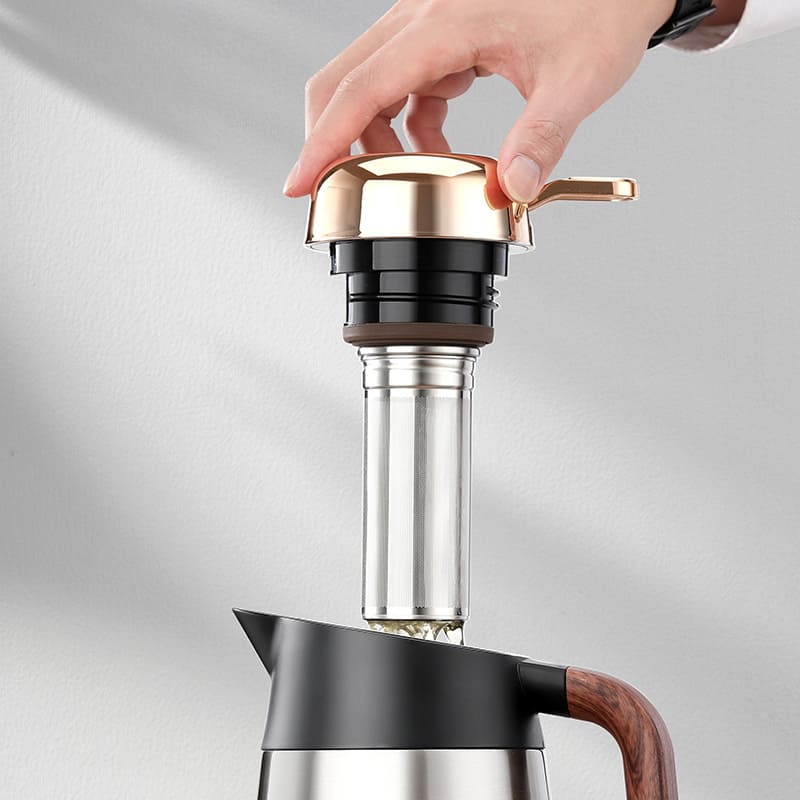 Garrafa Térmica Café Chá Inox 1.6L Casa & Coza