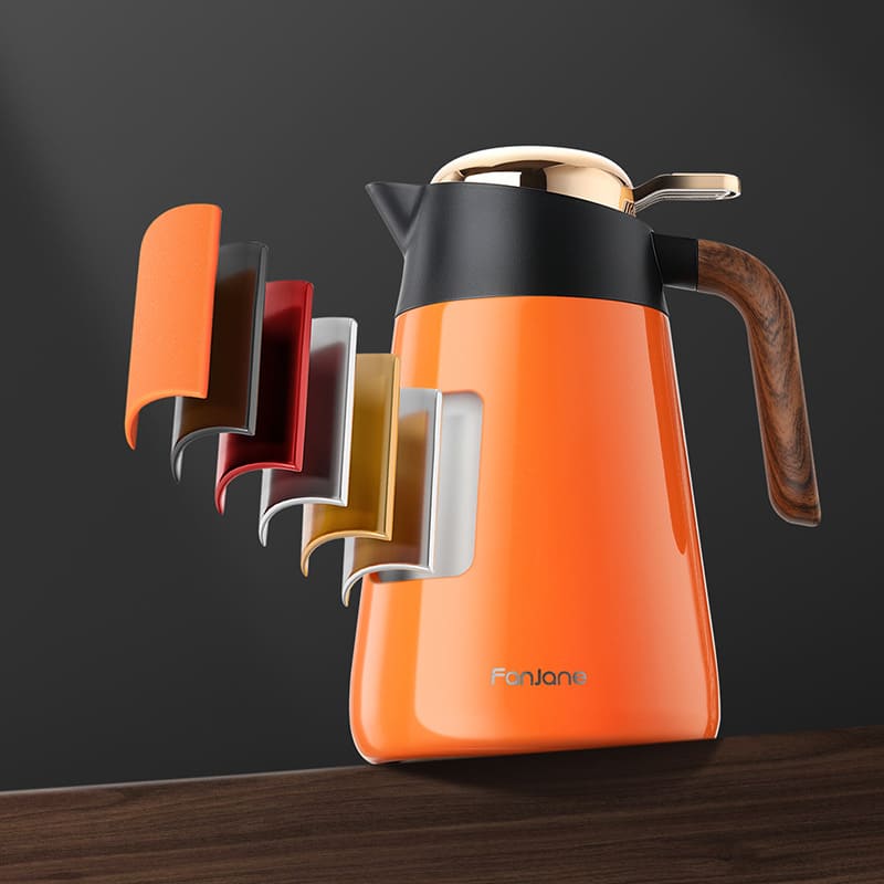 Garrafa Térmica Café Chá Inox 1.6L Casa & Coza