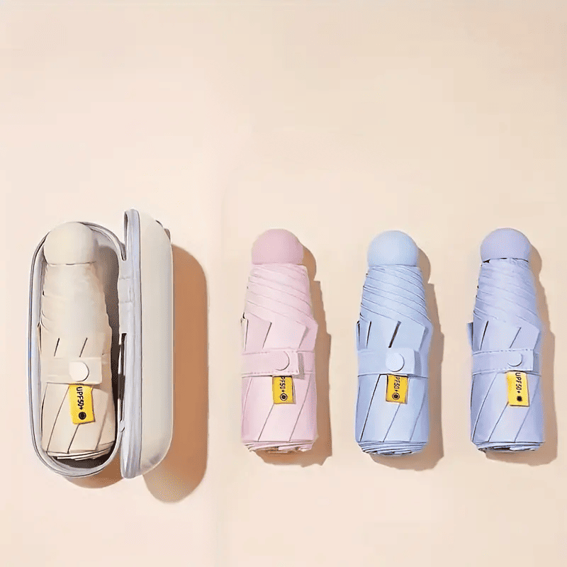 Guarda-chuva Mini Pocket Resistente Proteção UV Casa & Coza