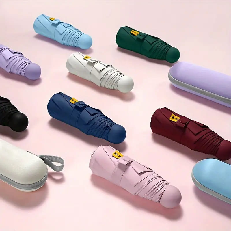 Guarda-chuva Mini Pocket Resistente Proteção UV Casa & Coza