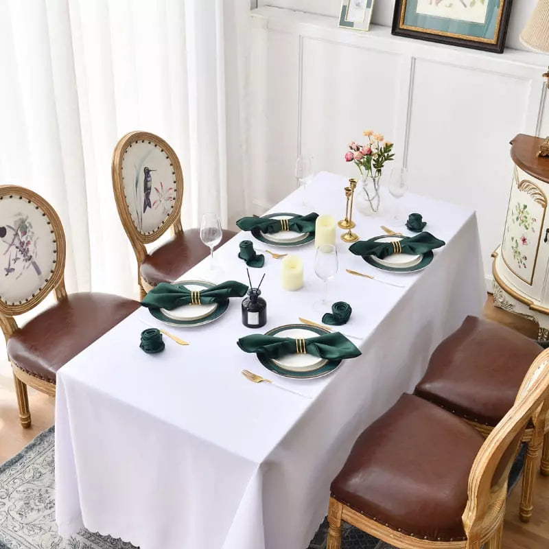Jogo Guardanapos de Tecido Mesa Posta Cetim 12 peças Casa & Coza