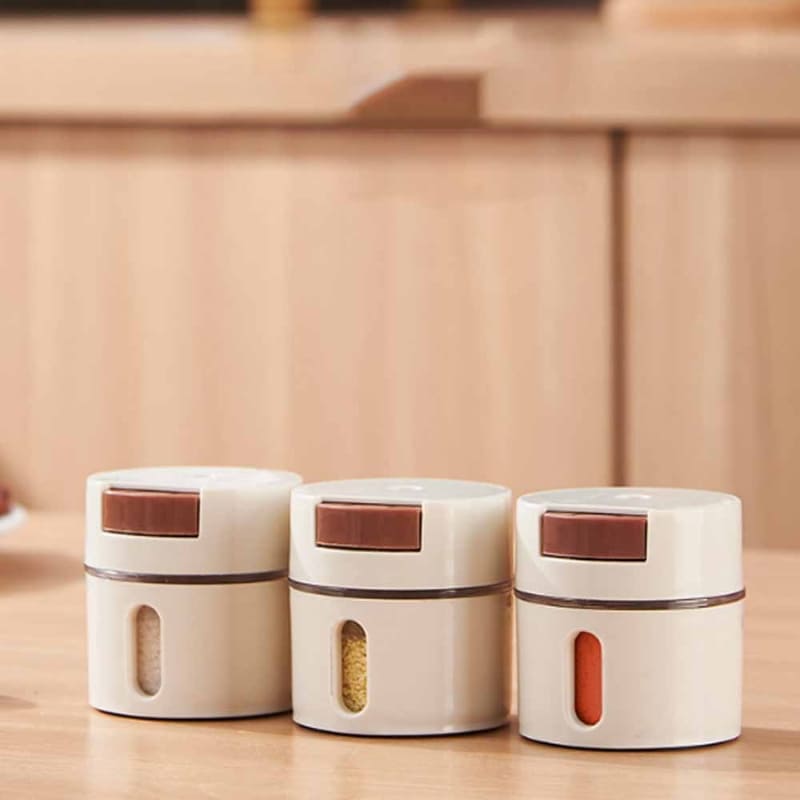 Kit 6 Porta Temperos e Condimentos de Parede Magnético Casa & Coza