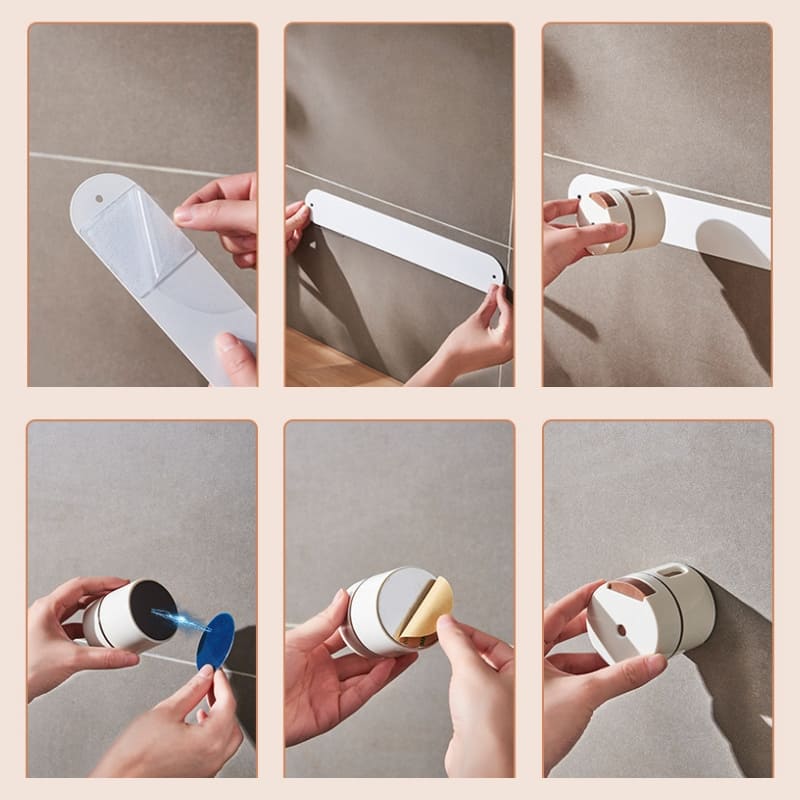 Kit 6 Porta Temperos e Condimentos de Parede Magnético Casa & Coza