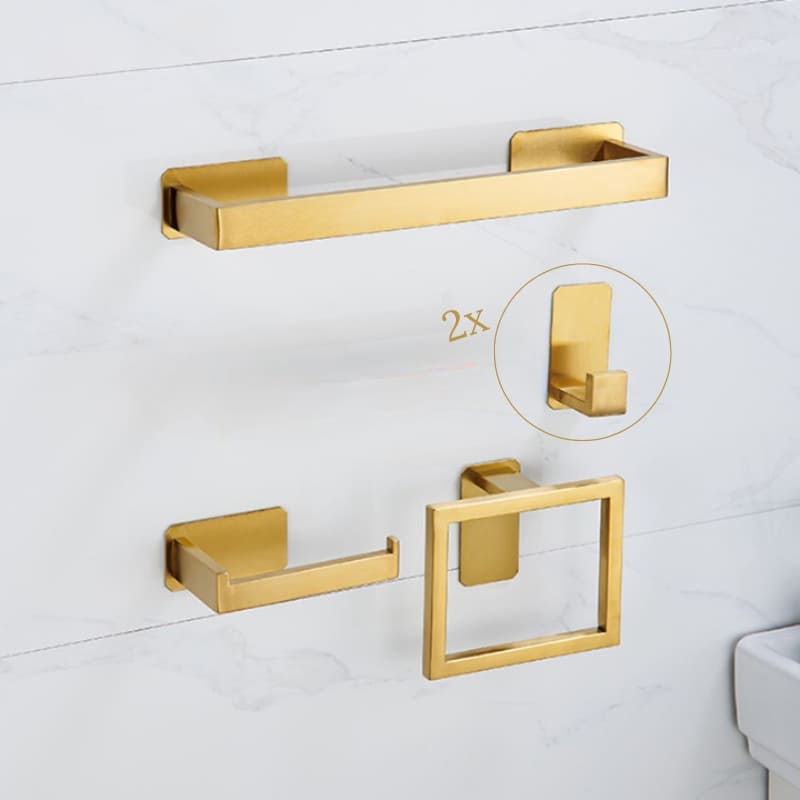 Kit Acessórios para Banheiro Inox 5 Peças Casa & Coza