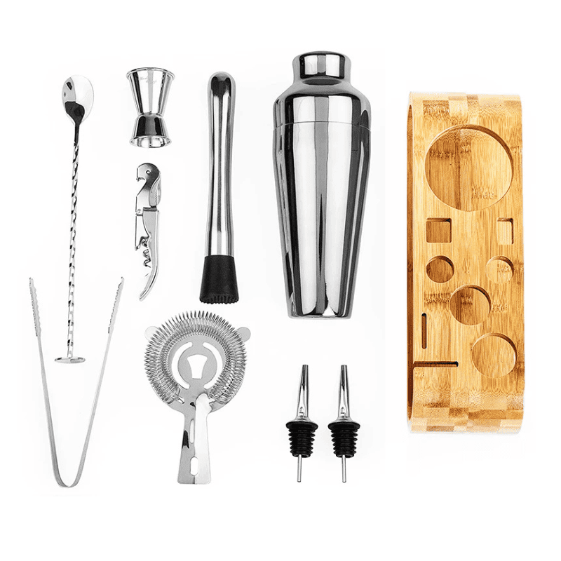 Kit Coqueteleira Inox Drinks Cocktails Bar em Casa Casa & Coza