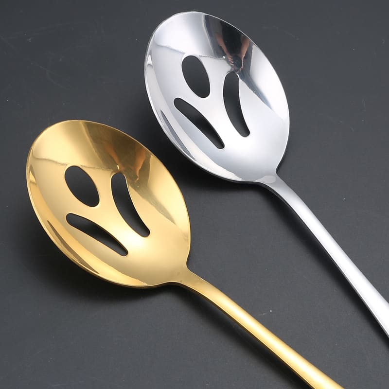 Kit Utensílios de Cozinha 6 Peças Inox Dourado Casa & Coza