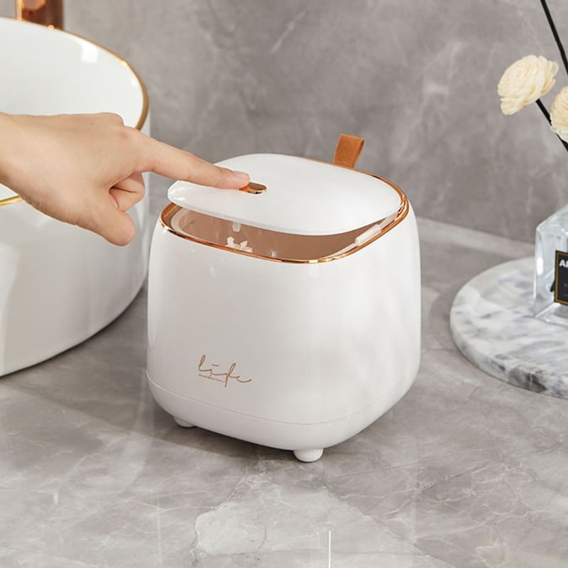 Lixeira de Mesa Luxo Decorativa Casa & Coza