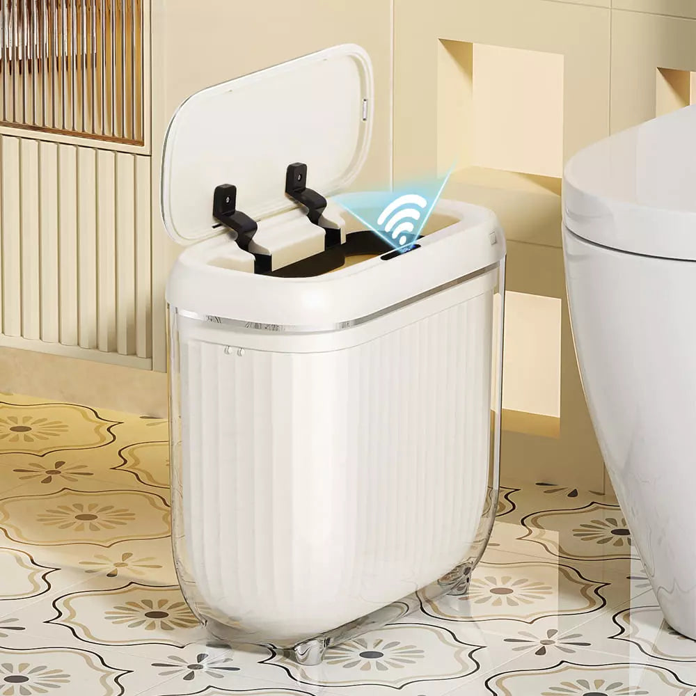 Lixeira para Banheiro e Cozinha Acrílico Automática Sensor Casa & Coza