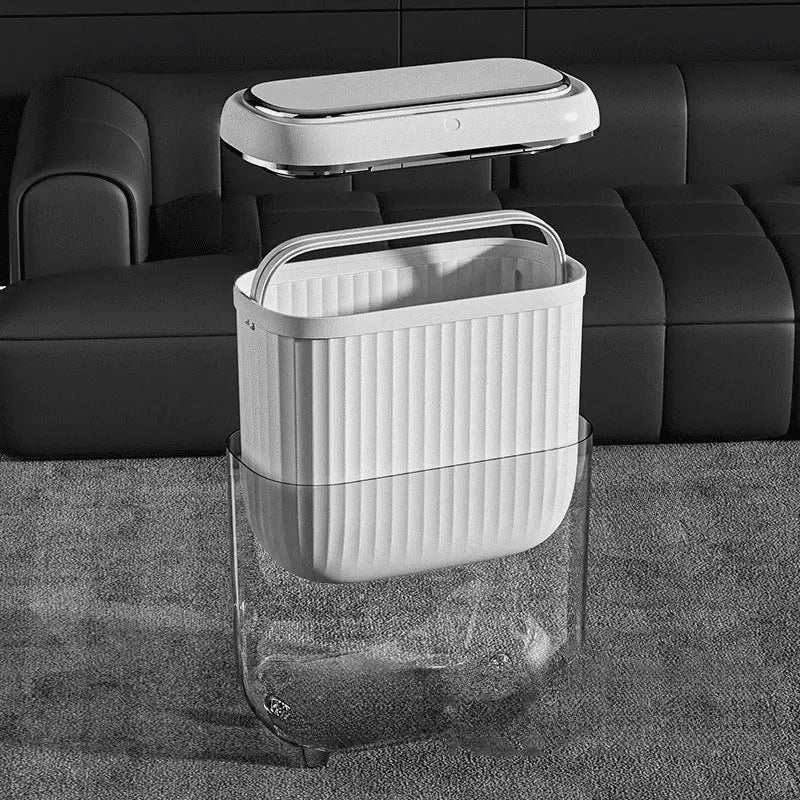 Lixeira para Banheiro e Cozinha Acrílico Automática Sensor Casa & Coza