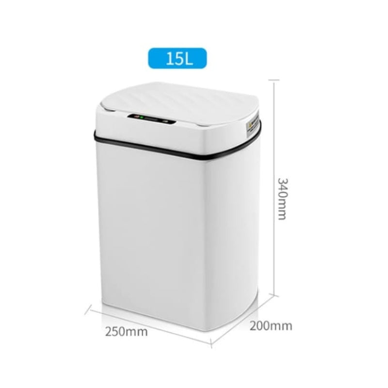 Lixeira para Banheiro e Cozinha Automática com Sensor 15L Casa & Coza