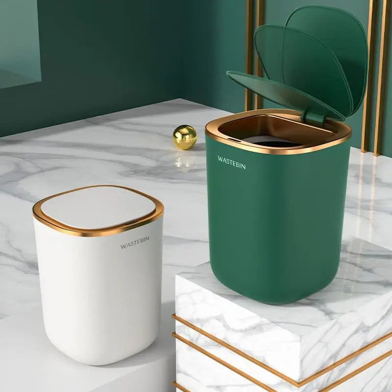 Lixeira para Banheiro e Cozinha Automática Colorida Casa & Coza