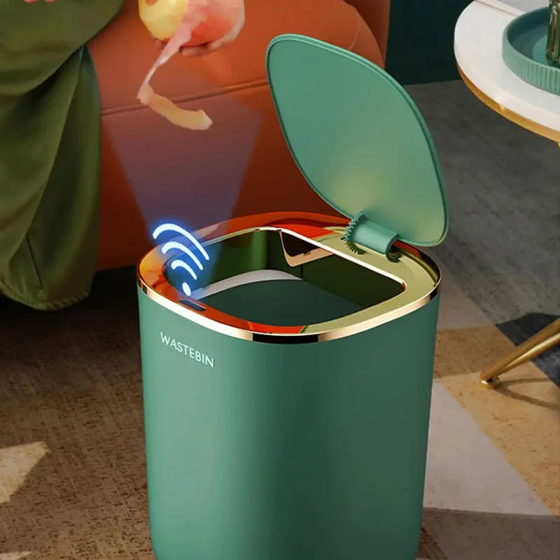 Lixeira para Banheiro e Cozinha Automática Colorida Casa & Coza