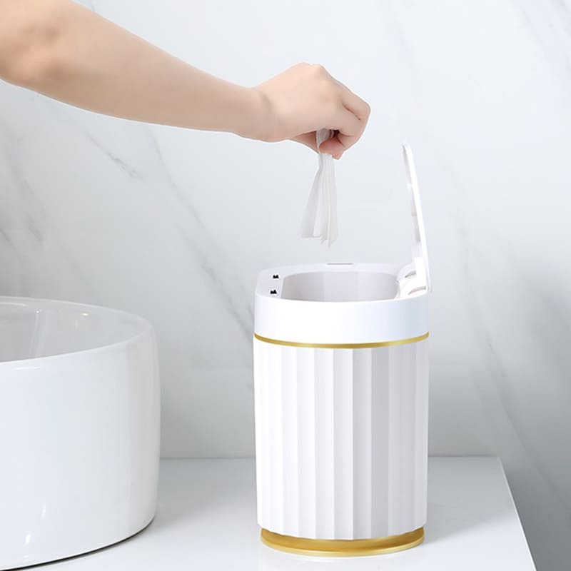 Lixeira para Banheiro e Cozinha Automática de Pia Inteligente Casa & Coza