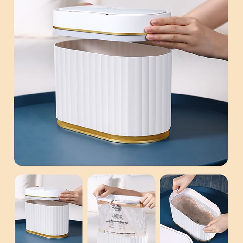 Lixeira para Banheiro e Cozinha Automática de Pia Inteligente Casa & Coza