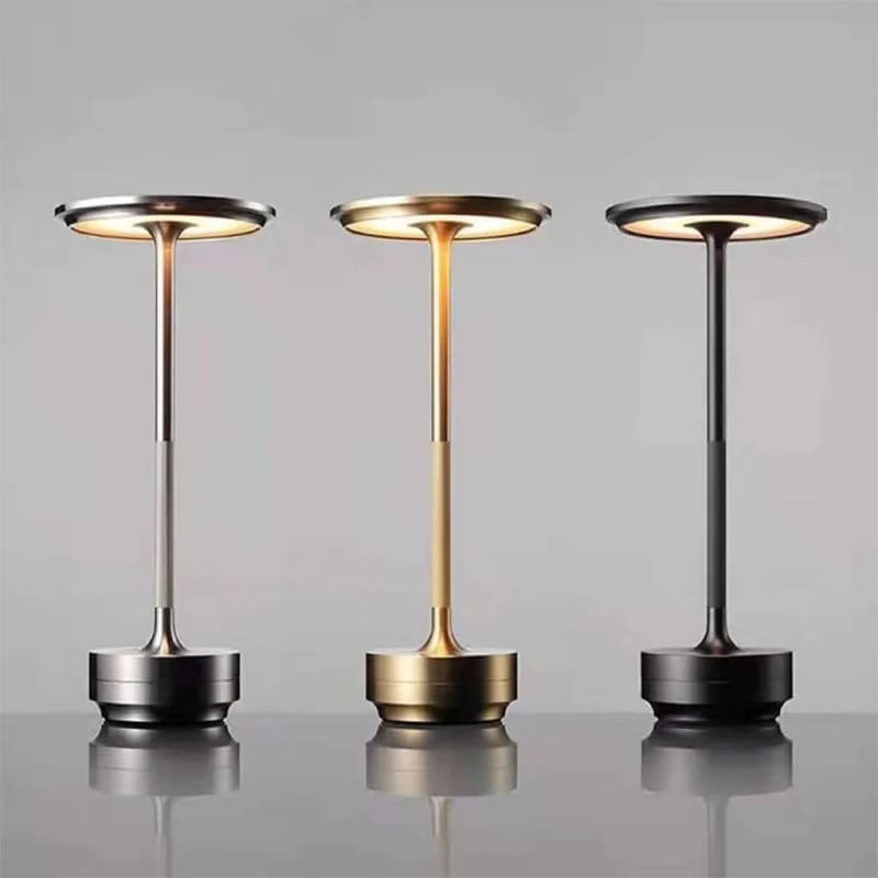 Luminária de Mesa LED Sem Fio Metal Recarregável Casa & Coza
